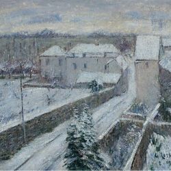 View of Triel under the Snow